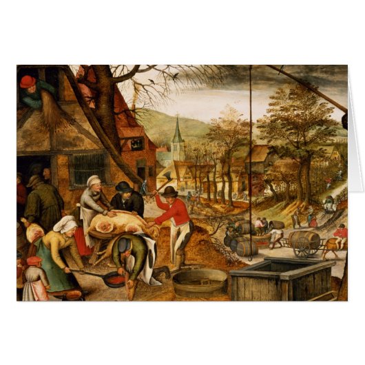 Allegory of Autumn Cards (Front Horizontal)