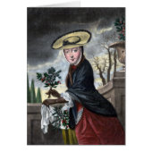Allegory of December - Woman in Winter Dress (Front)