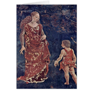 Allegory Of Fertility By Francesco Del Cossa Cards