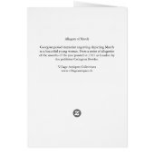 Allegory of March - Beautiful Woman (Back)