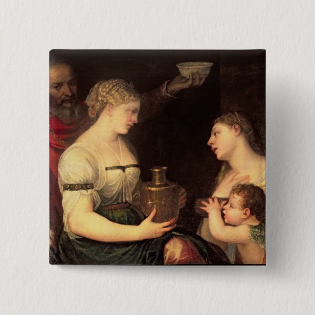 Allegory of Married life Button (Front)