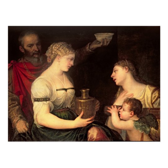 Allegory of Married life Postcard