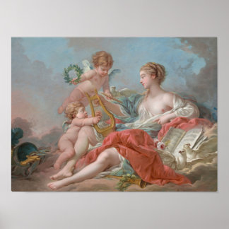 Allegory of Music by Francois Boucher Print