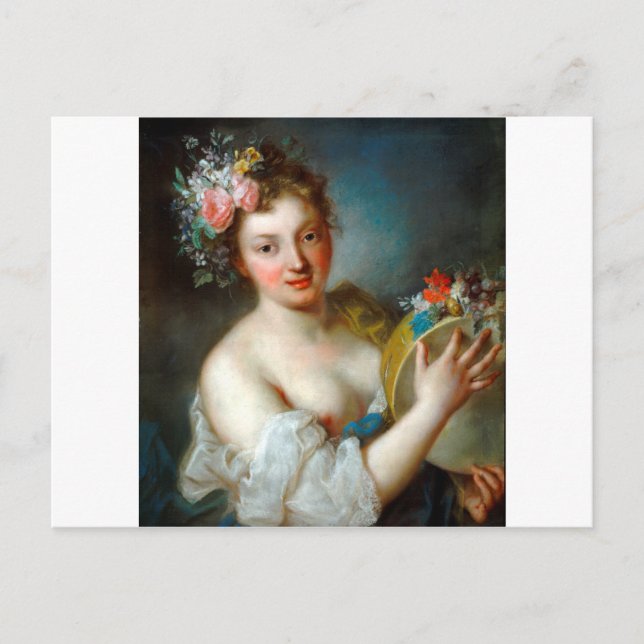 Allegory of Music by Rosalba Carriera Postcard (Front)