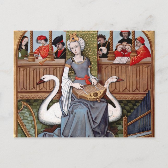 Allegory of Music Postcard (Front)
