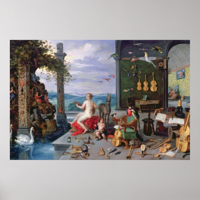 Allegory of Music Poster (Front)