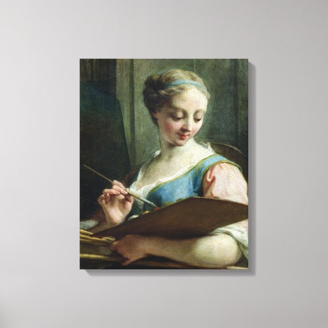 Allegory of Painting Canvas Print (Front)
