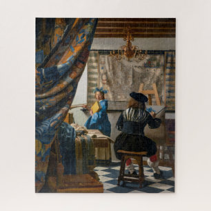 Allegory of Painting Johannes Vermeer Jigsaw Puzzle