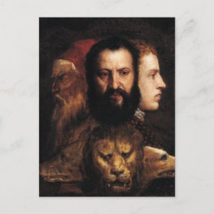 Allegory of Prudence Postcard