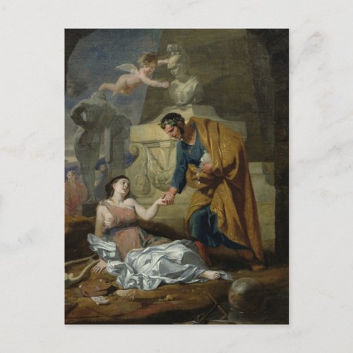 Allegory of the Arts and Patronage Postcard