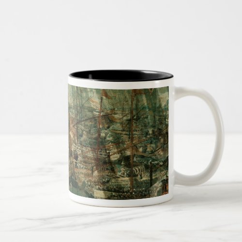 Allegory of the Battle of Lepanto Two_Tone Coffee Mug