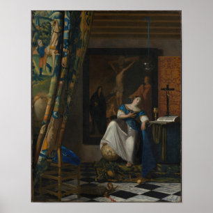 Allegory of the Catholic Faith — Vermeer Poster