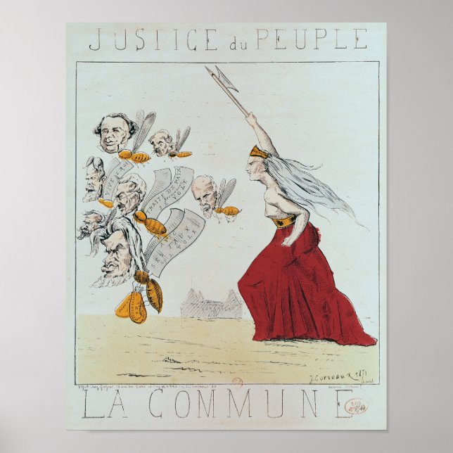 Allegory of the Commune, 1871 Poster (Front)