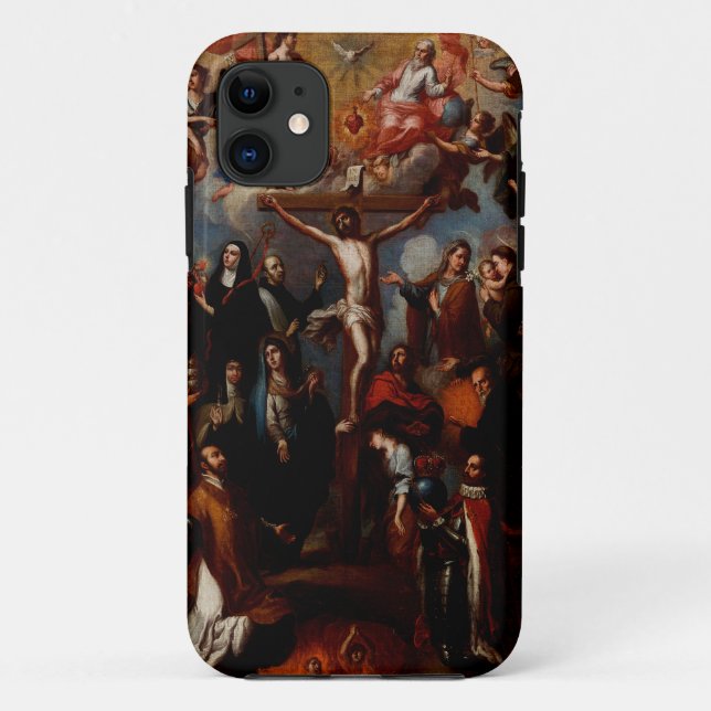 Allegory of the Crucifixion with Jesuit Saints  Case-Mate iPhone Case (Back)