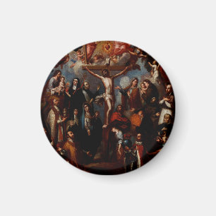 Allegory of the Crucifixion with Jesuit Saints Magnet