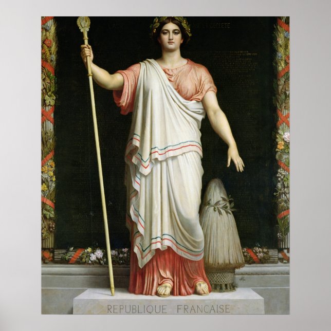 Allegory of the Republic, 1848 Poster (Front)