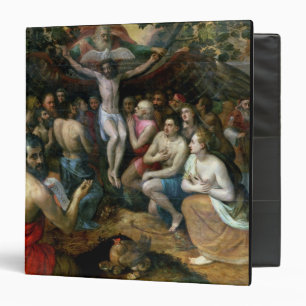 Allegory of the Trinity (oil on panel) Binder