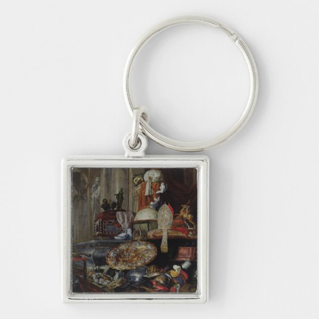 Allegory of the Vanities of the World, 1663 Keychain (Front)
