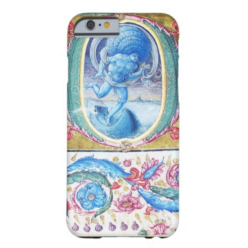 ALLEGORY OF WIND ANTIQUE FLORAL MINIATURE MONOGRAM BARELY THERE iPhone 6 CASE
