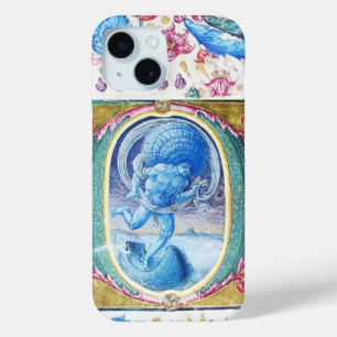 ALLEGORY OF WIND ANTIQUE FLORAL MINIATURE MONOGRAM iPhone 15 CASE