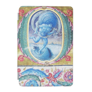 ALLEGORY OF WIND ANTIQUE FLORAL MINIATURE MONOGRAM iPad MINI COVER