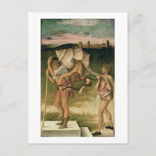 Allegory of Wisdom (oil on panel) Postcard