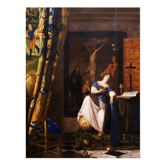 Allegory On Faith By Johannes Vermeer Postcard Zazzle Com   Allegory On Faith By Johannes Vermeer Postcard Rf9abcdb4fc8b4b3f8d3f0ab4c652e619 Vgbaq 8byvr 540 