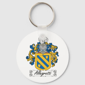 Allegretti Family Crest Keychain