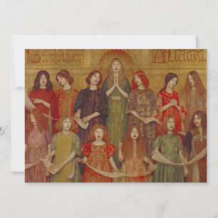 Alleluia (by Thomas Cooper Gotch) Card
