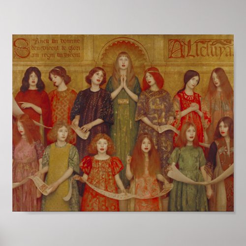 Alleluia by Thomas Cooper Gotch Poster