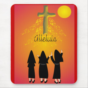 "Alleluia" Catholic Religious Gifts Mouse Pad