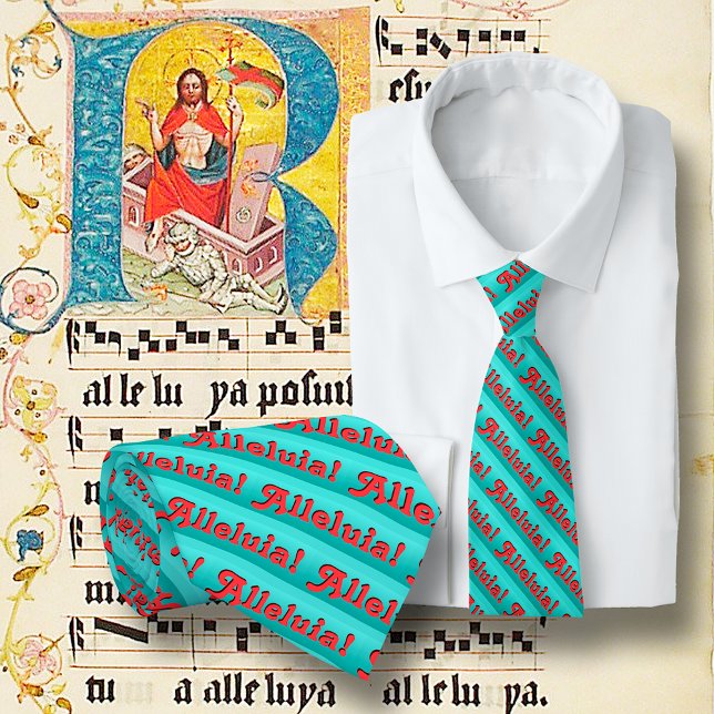 Alleluia! Easter Neck Tie (Creator Uploaded)