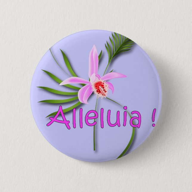 Alleluia mp button (Front)