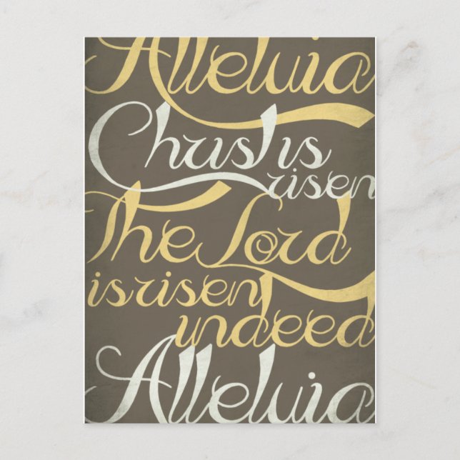 Alleluia! Postcard (Front)