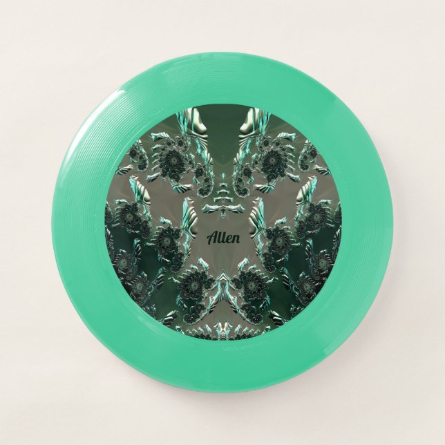 ALLEN ~ 3D UNDERWATER ~ Fractal Design ~ Wham-O Frisbee (Front)