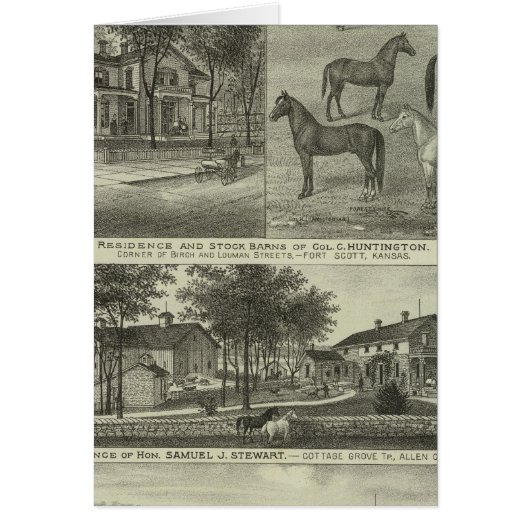 Allen County, Kansas 2 Cards (Front)