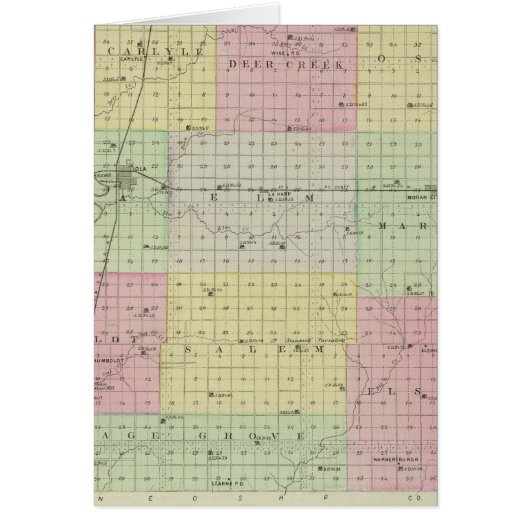 Allen County, Kansas Cards (Front)
