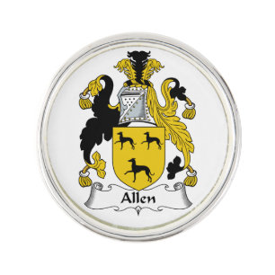 Allen Family Crest Pin