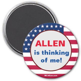 ALLEN is thinking of me magnet