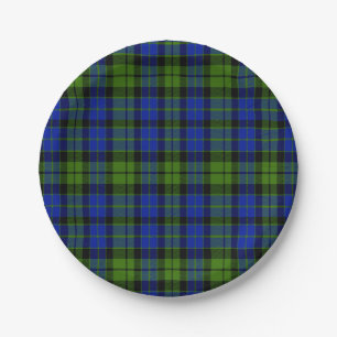 Allen Scottish Tartan Paper Plates