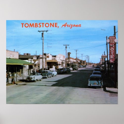 Allen St Tombstone Arizona Poster