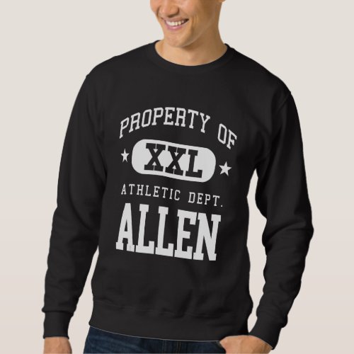 Allen XXL Athletic School Property Sweatshirt