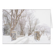 Allenberry Resort Entry in snow (Front Horizontal)