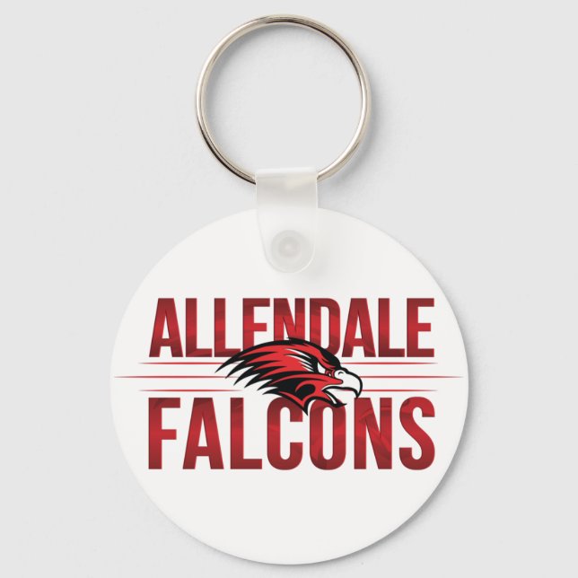 Allendale Falcons #2 Keychain (Front)