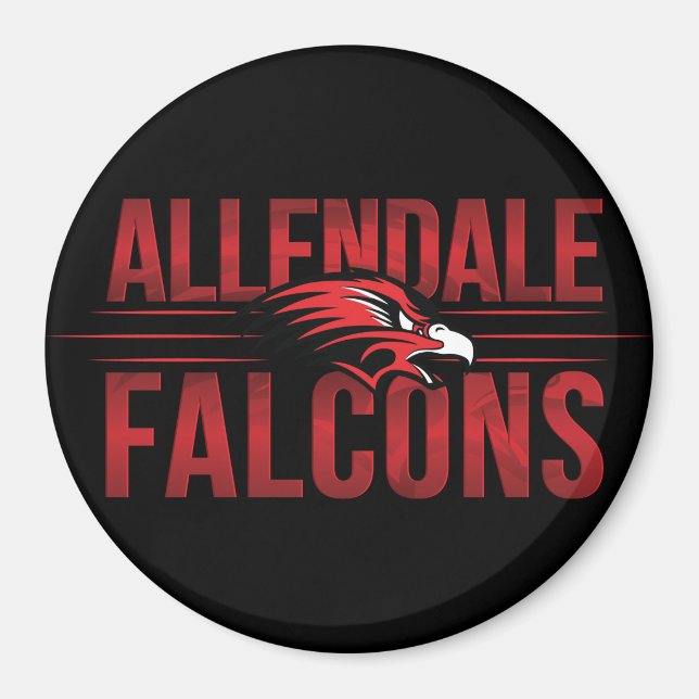 Allendale Falcons #2 Magnet (Front)