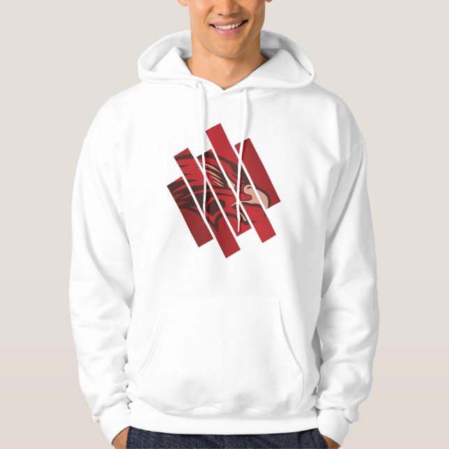 Allendale Falcons #4 Hoodie (Front)