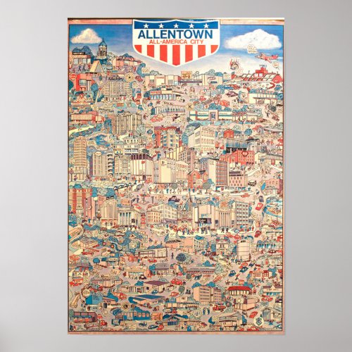 Allentown All_American City 1976 Poster