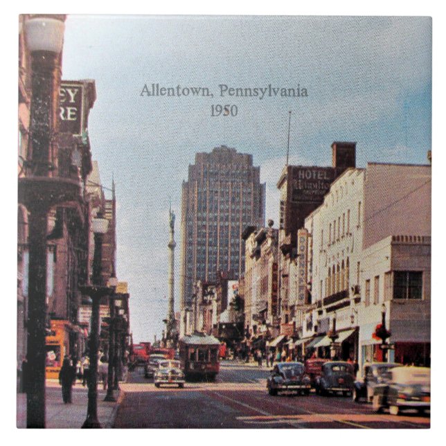 Allentown, Pennsylvania, 1950, Ceramic Tile (Front)