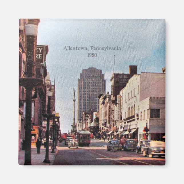 Allentown, Pennsylvania, 1950, Magnet (Front)