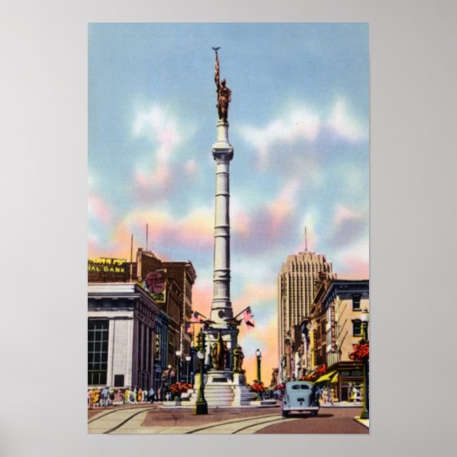 Allentown Pennsylvania Center Square Poster (Front)